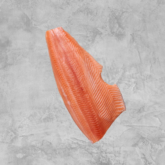 Skin Off Side - Akaroa Fresh NZ King Salmon (approx 800gm-1.1kg) - ($560/KG) DEPOSIT ONLY