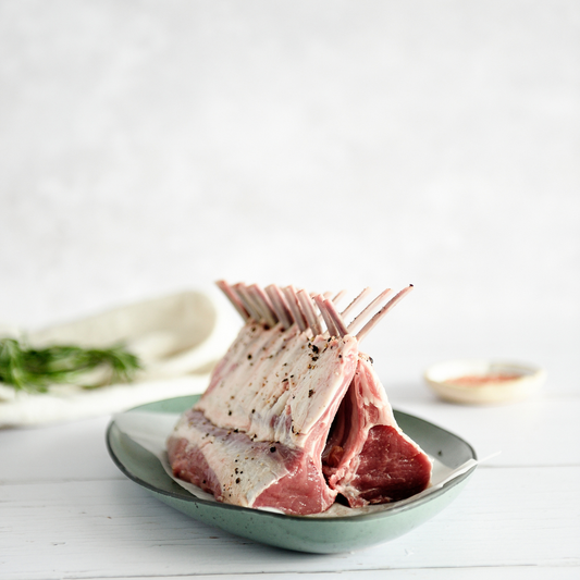 Chilled Premium NZ Grass Fed Lamb Rack - Double Rack (+/- 780-800g)